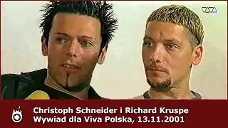 Rammstein - wywiad dla Viva Polska, Feuer Frei!, Katowice Spodek, 13.11.2001 [całość]