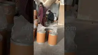 Packing Silicon Carbide Granulated Powders. #advancedceramics #factory #newmaterial #siliconcarbide