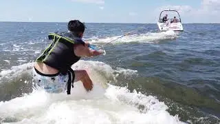 Long Island, New York Wakeboarding in the Great South Bay