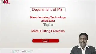 Problems on metal cutting