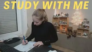 🎄2 HOURS Study With Me ☃️ Evening sessions❄️