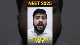 NEET 2025 Answer Key Released #neet2025 #neetanswerkey