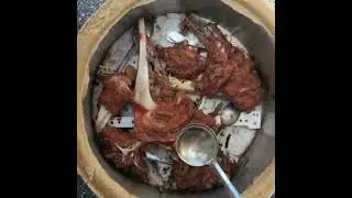 salt steam mutton leg balochi recipe .......cooking with manar Baloch @basitrind