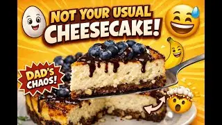 Daddy Cooking 🍌🥚 Not Your-Usual Cheesecake
