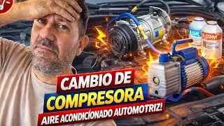 Corsa Classic...cambio de compresor aire acondicionado...