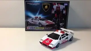 MASTERPIECE RED-ALERT TAKARA TRANSFORMERS TOY REVIEW  M-P 14