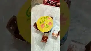 handmade small and cute chair table ☺☺#viral #trending #shorts