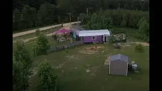 Veteran Steampunk Homestead Farm by Drone