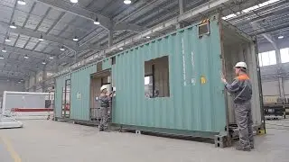 Container haus - wohnqualit&auml;t, B&uuml;rocontainer, Modulhaus, Modulbau, Produktion container h&auml;us