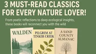 Top 3 Classic Nature Books You Need to Read | Nature Writing for Book Lovers