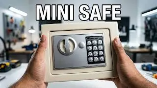 Safeguard Your Valuables with the Mini Home Safety Box | Electronic Password Safe Deposit Box Review
