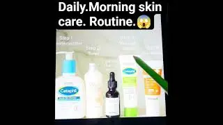 फ्लोलेस  स्किन के लिए ये 5 प्रोडक्ट रोज मॉर्निंग। लगाओ #skincareroutine #skincareproducts #short #