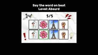 SAY THE WORD ON BEAT #saythewordonbeat #viral #funny #puzzle #saythewordonbeat