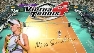 Virtua Tennis 4 - Teknoparrot - Caroline Wozniacki 1cc - Very Hard