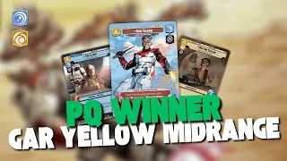 THE BEST BLUE YELLOW DECK? GAR SAXON PQ WINNER! - Karabast Gameplay / Star Wars Unlimited EN-US
