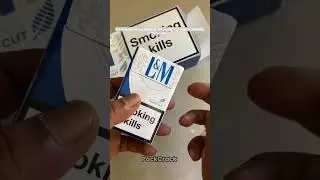 Epic Cigarette Unboxing: L&M Blue Label Switzerland Edition! #cigarette #tobacco #unboxing #L&M