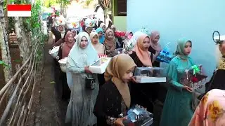 muslim wedding in village, Indonesia, in rural madura, indonesia village