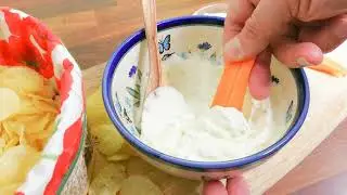 Sour Cream Dip | Chives and a Secret ingredient!