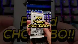 CHOCOBO PULL! #mtg #finalfantasy #packopening #mtgcommunity #mtgpackopening #magicthegathering