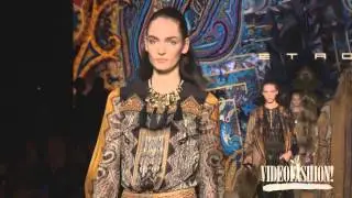 FIRST LOOK: Etro - Fall 2014 Milan Fashion Week - Videofashion
