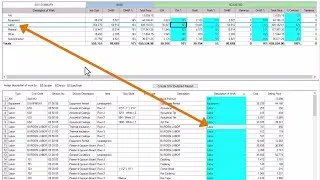 Quick Bid - The Schedule of Values Tab