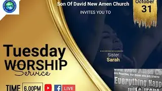 31/10/2023 evening live Service#Evil Foundations#Be broken#In Jesus name# like, Share and Subscribe