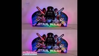Pinball Machine 3D Acrylic LED Topper
