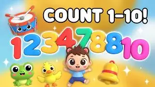 Learn to Count 1 to 10 | Action Rhymes for Toddlers & Preschoolers