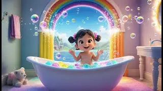 Splish, Splash, A Rainbow Bath | Fun Water Song for Kids | Colorful Bath Time Adventure