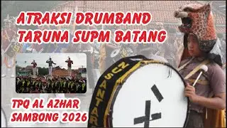 Atraksi Drumband SUPM Batang di TPQ Al Azhar Sambong 2026
