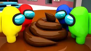 AMONG US POOP! / 0000 / IMPOSTOR POOPED EVERYWHERE! / THE FUNNIEST ANIMATIONS! / #game #memes #funny