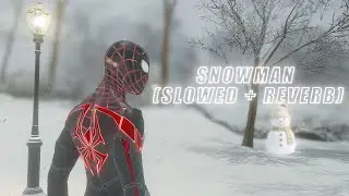 SNOWMAN🎵 - MILES MORALES WINTER CINEMATIC WEB SWING