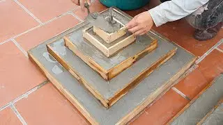 Amazing  ideas with Wood - Techniques to make a coffee table at home - Simple and unique