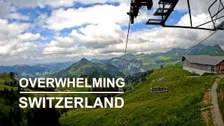Breathtaking view - Picturesque mountain landscape - Hoch-Ybrig - Switzerland, Tourism, 4K