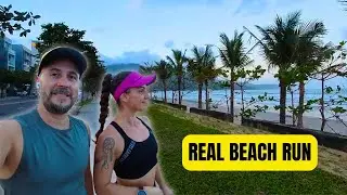 Бег по пляжу в Дананге 🇻🇳 (Настоящий опыт)