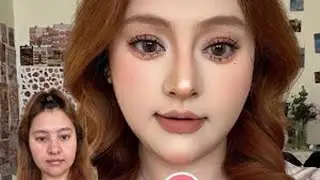 #方圆脸妆容 #约会妆 #日常淡妆 #新手化妆教程 #美妆