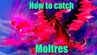 How to catch Moltres! Pokemon Sword/Shield Crown Tundra DLC