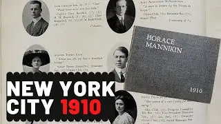 1910 Horace Mann High School Yearbook Flip Through W/ Vintage Tiffany AD ~ Students Of High Society~