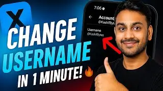 How to Change X (Twitter) Username - Twitter account ka username Kasey change kare 