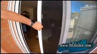 Mosquitera para balconera