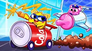 🍎 Healthy Food Watch: Baby Police Adventure! 👮&zwj;♀️ Toddler Song 🎵 Muffin Socks