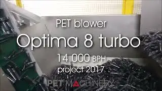 SMF Optima Turbo 8 linear PET stretch blow moulding machine (2017)