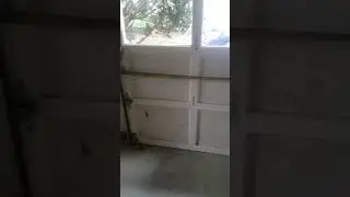 garage door casing/frame repair  done easier. replaced rotten wood. termite damage