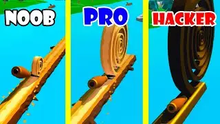 Spiral Roll - NOOB vs PRO vs HACKER