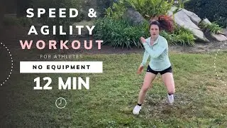 12-Min Speed & Agility Workout for Athletes (No Equipment)