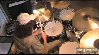 Corso di batteria gratuito:&nbsp;Groove di batteria Jazz Rock con base musicale