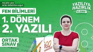 KİM 100 İSTER? 8. Sınıf Fen 1. Dönem 2. Yazılıya Hazırlık: Olası Sınav Soruları Çözümü - 2024-2025