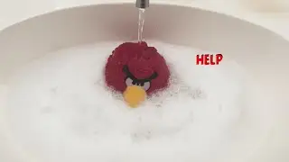 Angry Birds Plush - Washing a Red Plush