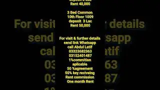 Urgent flat for rent Star Residency garden west Karachi