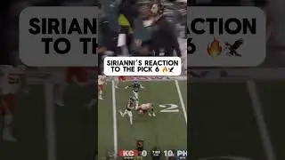 Nick Sirianni's reaction to Cooper DeJean's TD INT in Super Bowl LIX